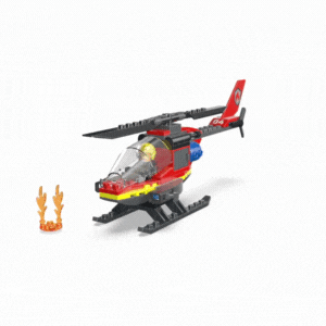 Elicopter de pompieri, +5 ani, 60411, Lego City
